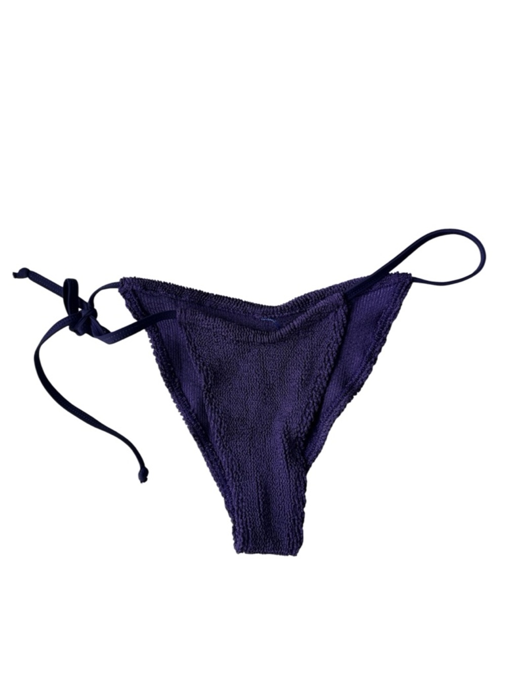 BOUND by Bond-Eye Australia Crinkle Side-Tie Bikini Bottom Purple One Size